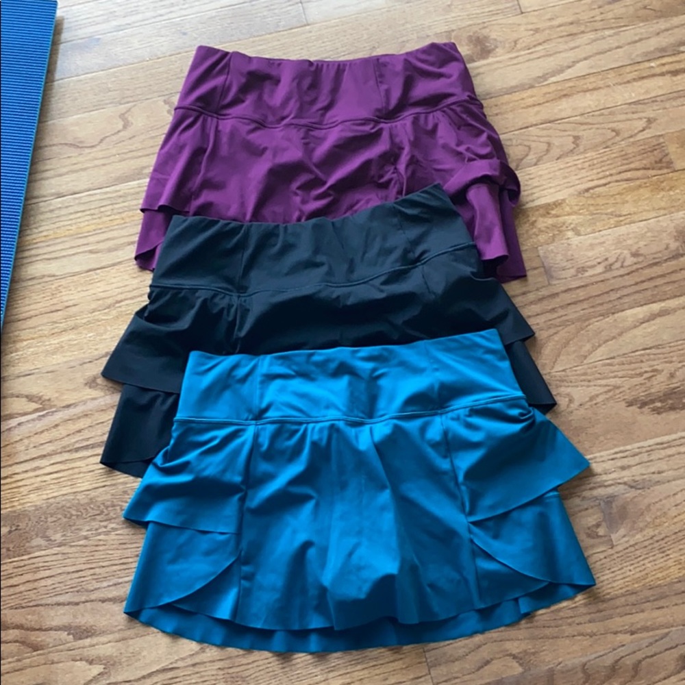3 Athleta tennis skirts
